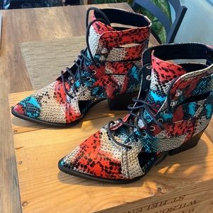 Fashion Nova heeled boots